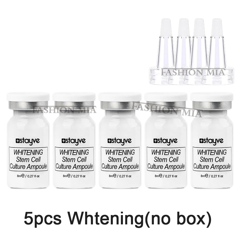 Stayve 8ml Whitening Hyaluronic Acid Facial Glow Serum Ampoule Kit BB Cream Niacinamide Brightening Rejuvenation Face Care
