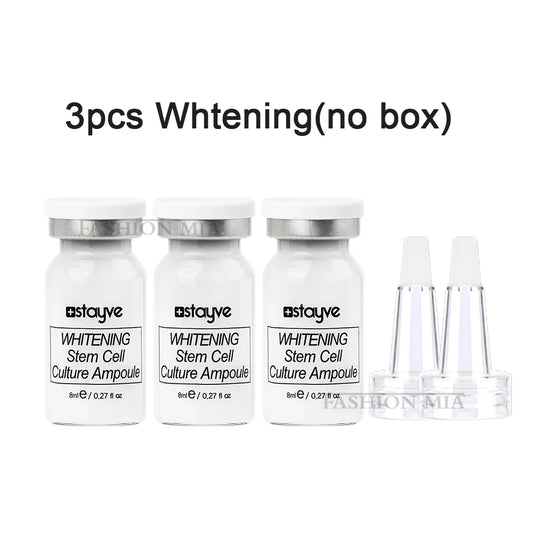 Stayve 8ml Whitening Hyaluronic Acid Facial Glow Serum Ampoule Kit BB Cream Niacinamide Brightening Rejuvenation Face Care