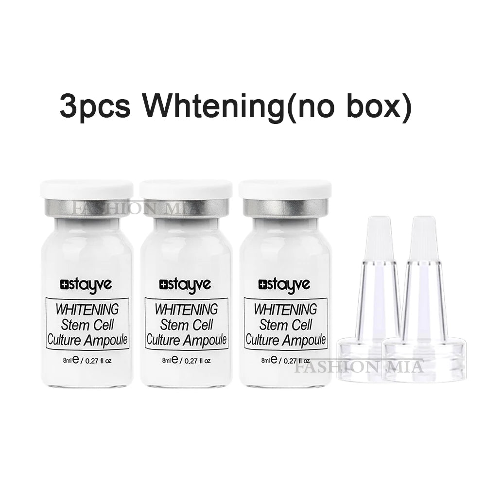 Stayve 8ml Whitening Hyaluronic Acid Facial Glow Serum Ampoule Kit BB Cream Niacinamide Brightening Rejuvenation Face Care
